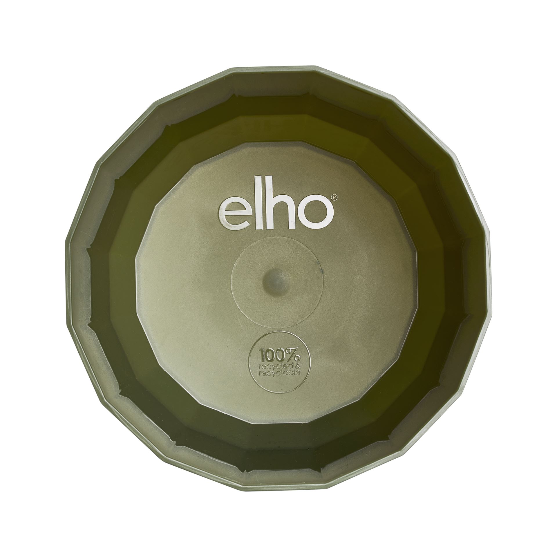 Elho-facet-rond-26cm-bos-groen-Bloempot-voor-Binnen-100-Gerecycled-Plastic-26x-H23cm