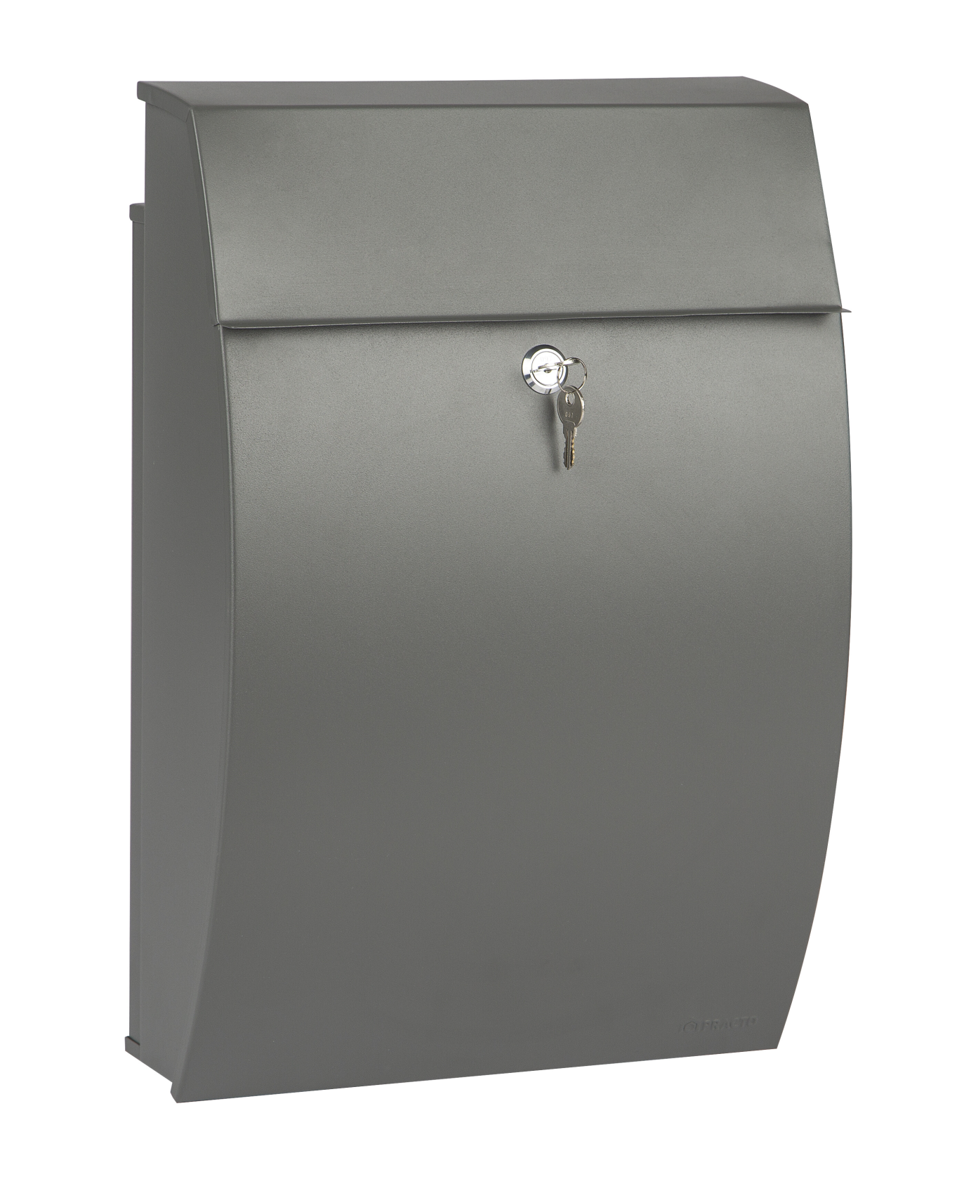 Practo Garden vancouver matte gray - Letterbox in matte gray - 15x32x48cm - Pantone 425C