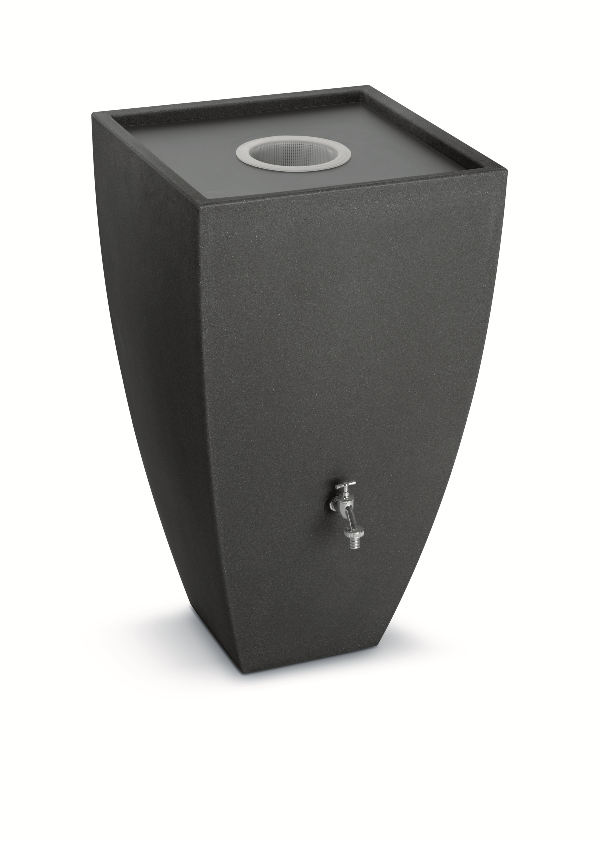 Prosperplast Modena Rainwater Tank - Anthracite (Dark Stone) - 57.5 x 120 cm - 200 Liter