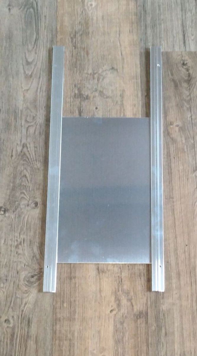Aluminium-luik-gans-33bx50h-2-alu-rails-van-83cm