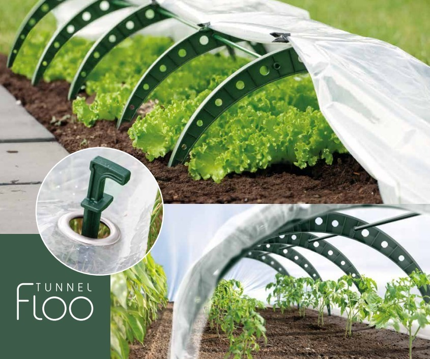 Prosperplast Floo Tunel Grow Tunnel - 50 x 86 cm - Forest Green - For early harvest
