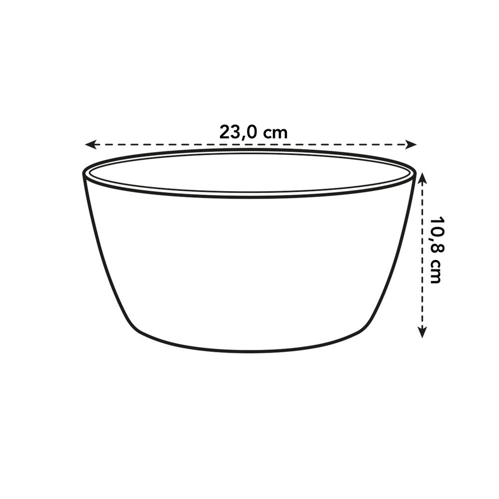 Bloempot-brussels-schaal-23cm-wit
