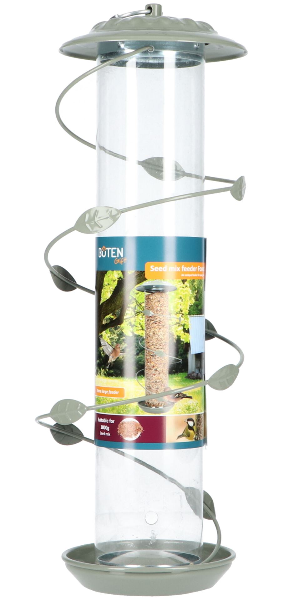 Buten-Gift-Spiraal-Zaad-feeder-Forest