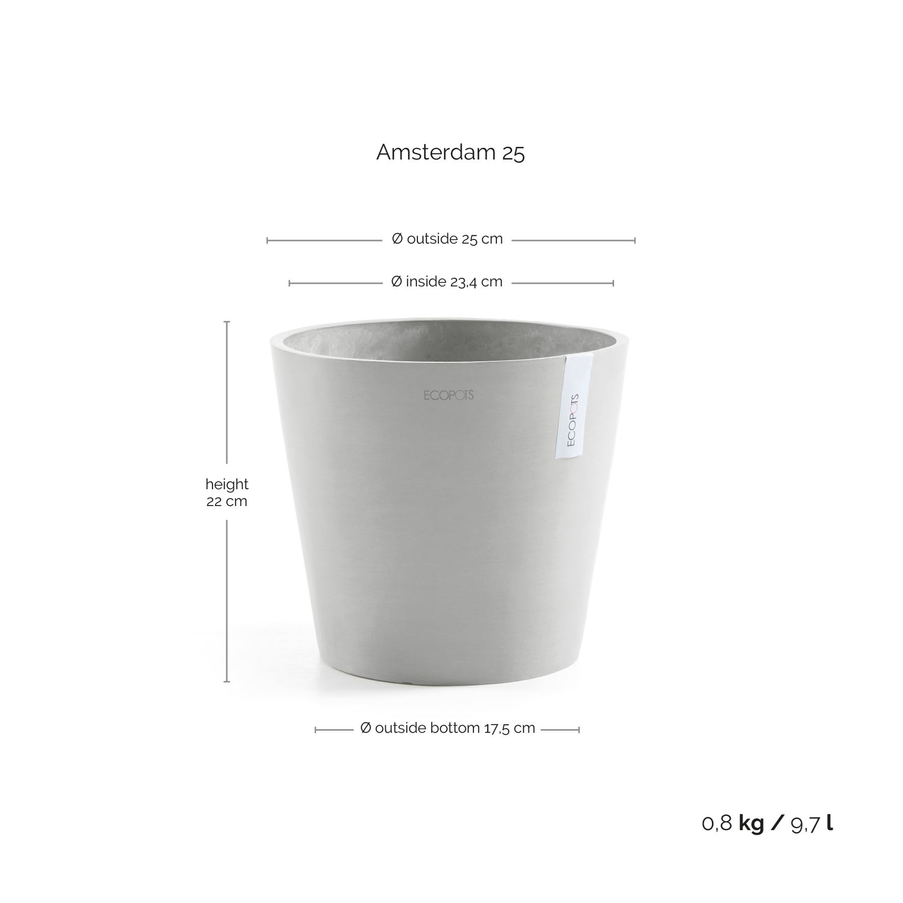 Ecopots-amsterdam-white-grey-25-cm-H24-5-cm