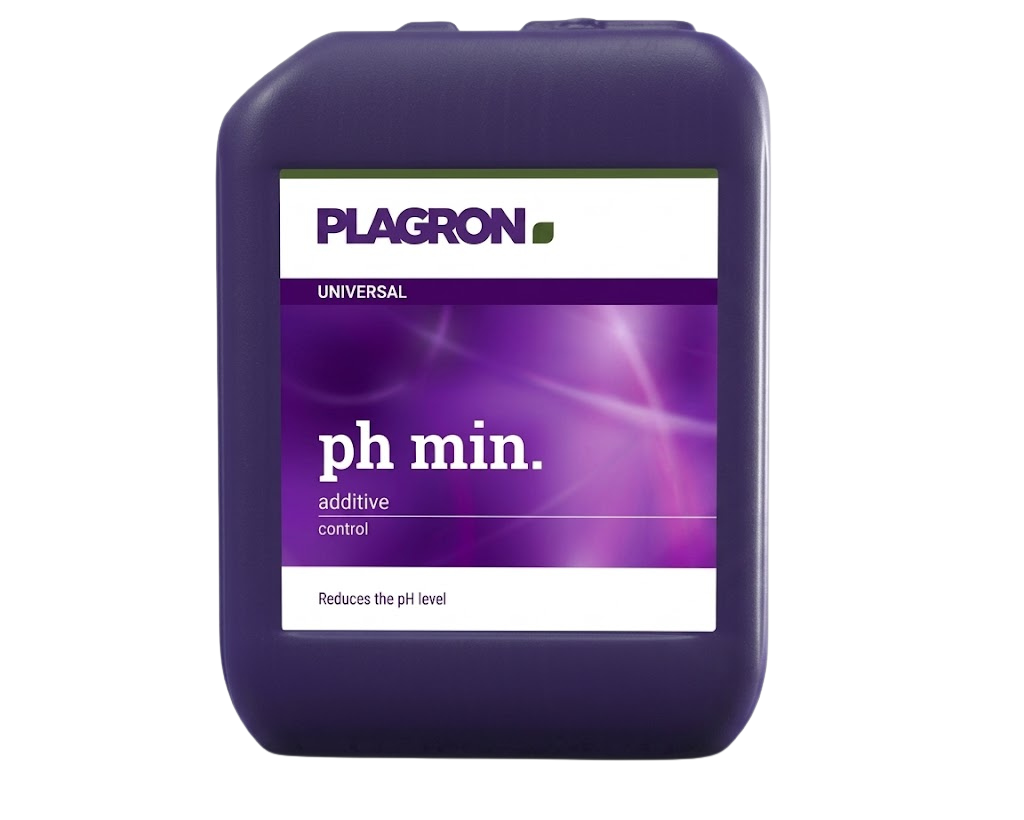 Plagron PH Min (59%) - 5 L - pH Regulator - Irrigation Water - Indoor Growing