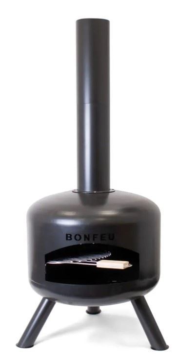 BonFeu BonGiro garden fireplace - Black - H 132cm Ø 55cm
