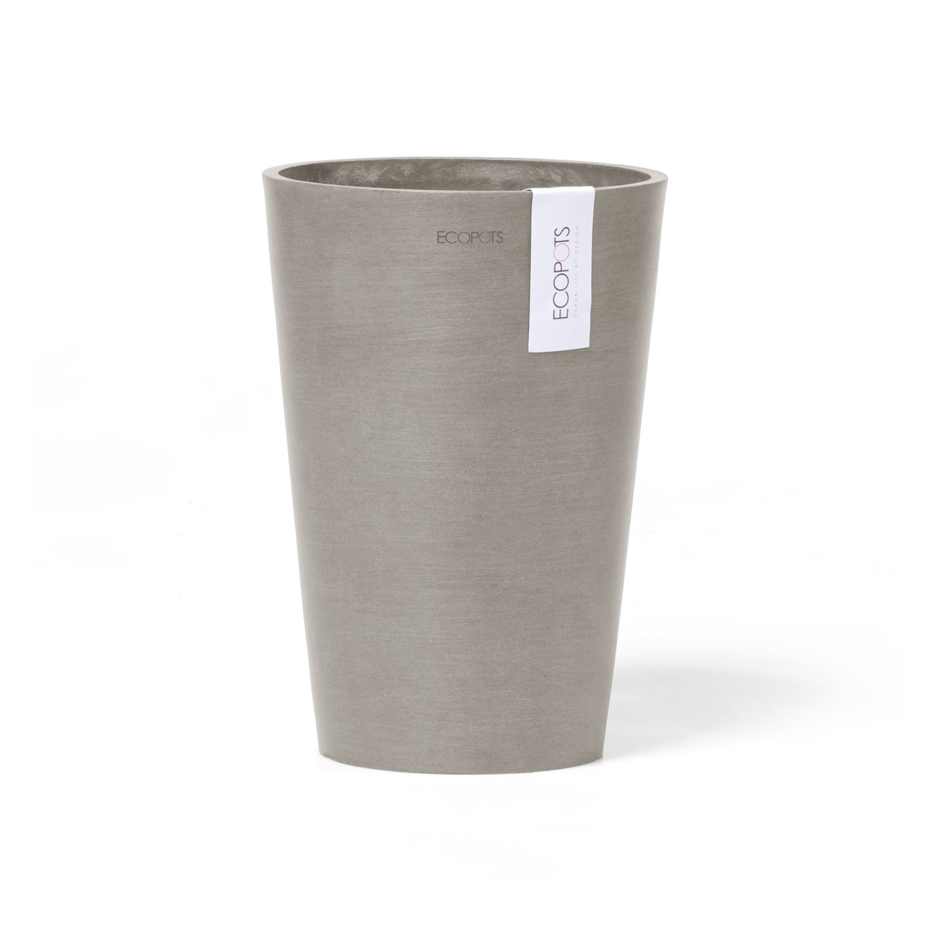 Ecopots-pisa-taupe-14-cm-H20-cm