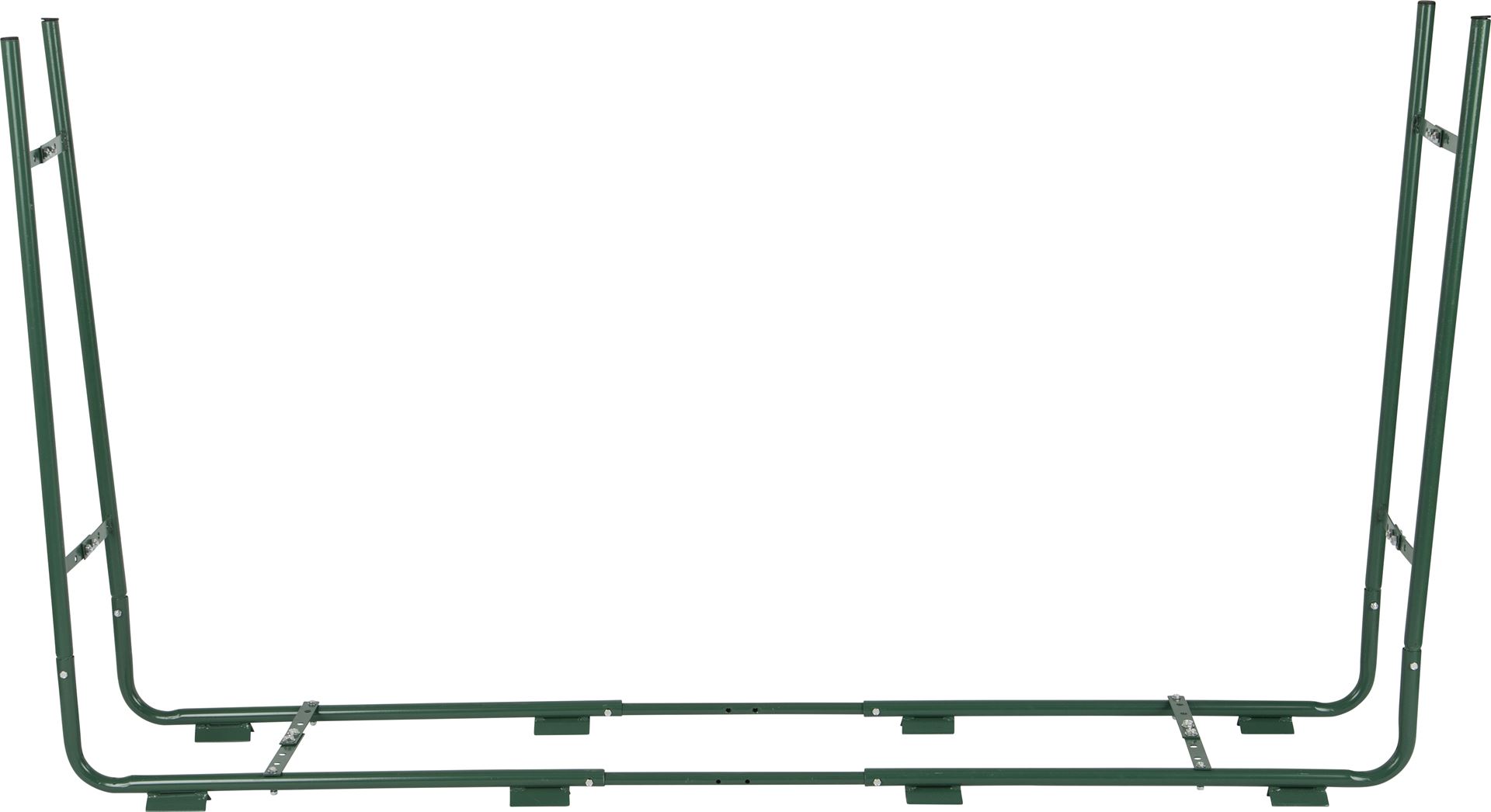 Verstelbaar-houtstapelrek-groen-220x30x105cm-80kg
