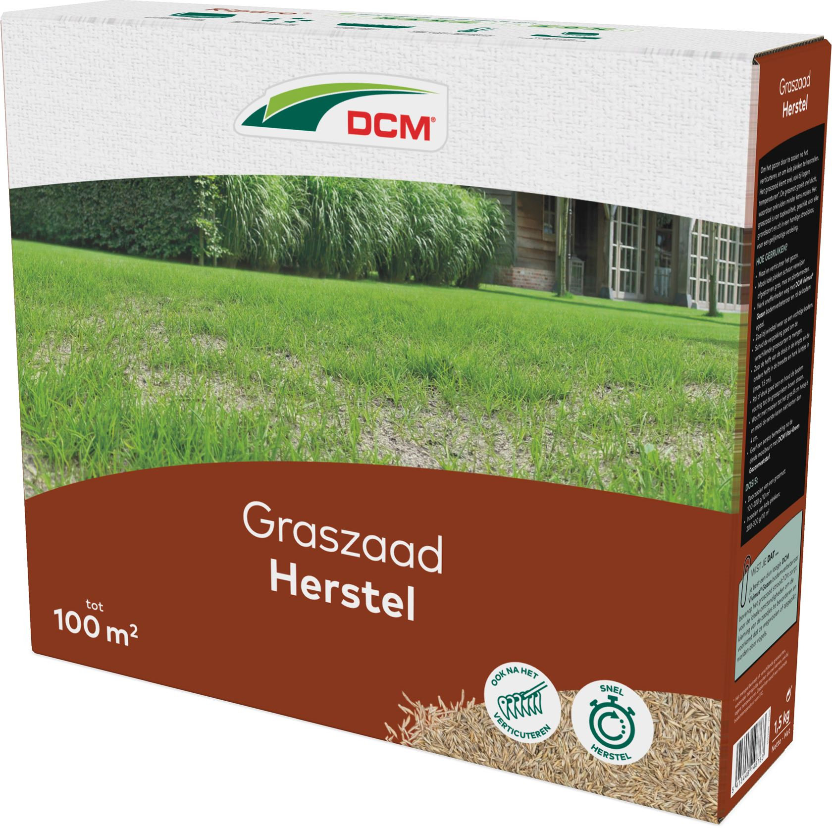 DCM graszaad 1,5kg tot 100m² - Herstel - voor herstel en doorzaai