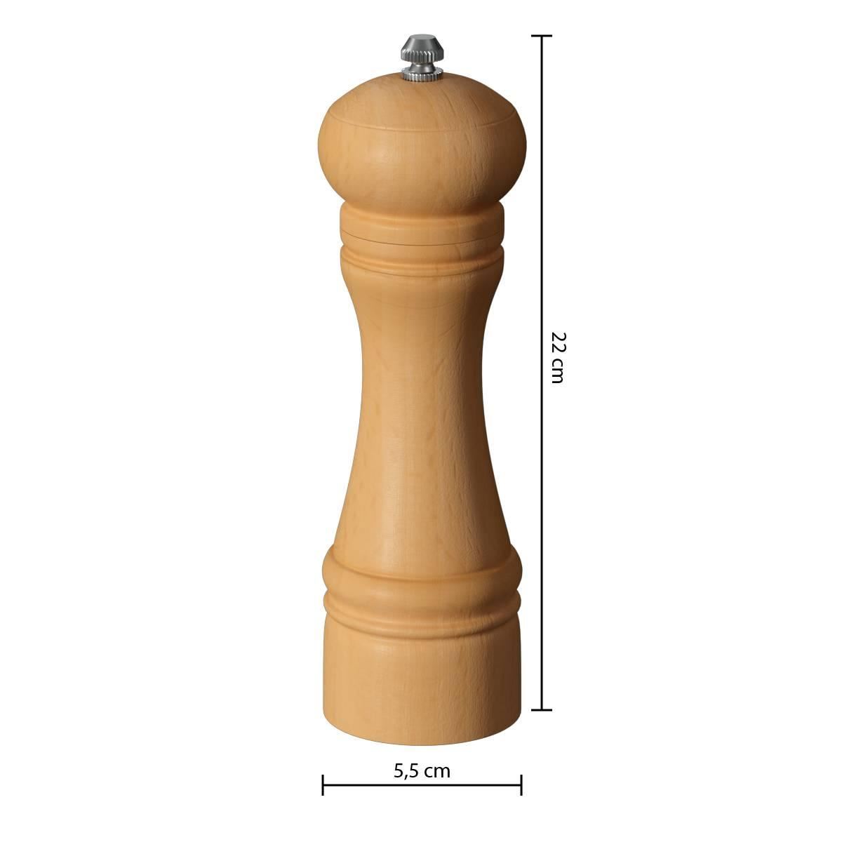Pepermolen-H20-5cm-hout