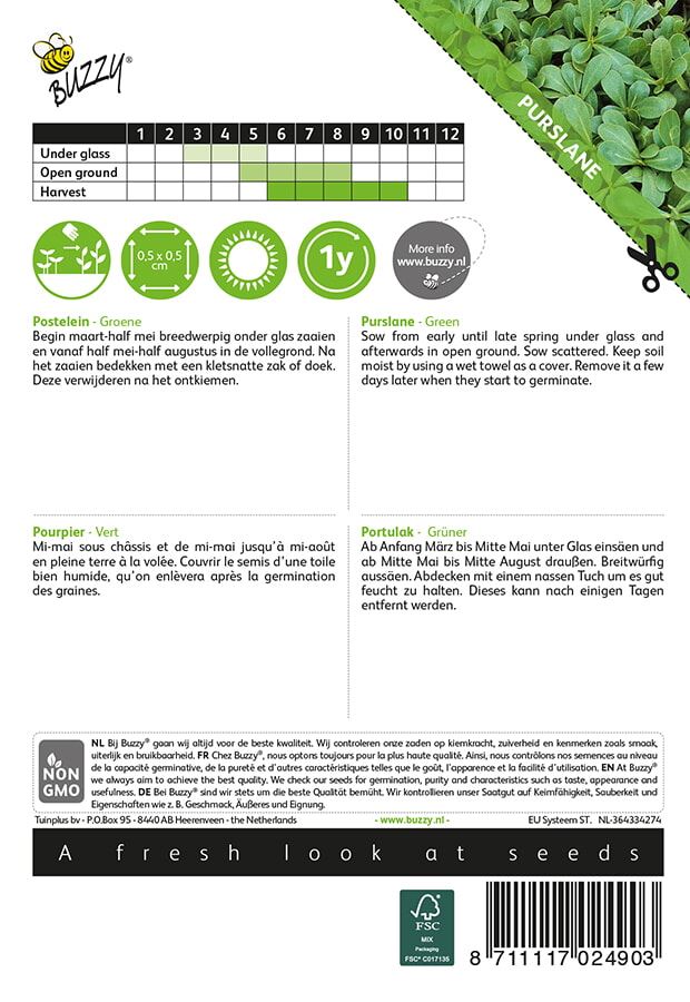 Buzzy-Postelein-Groene