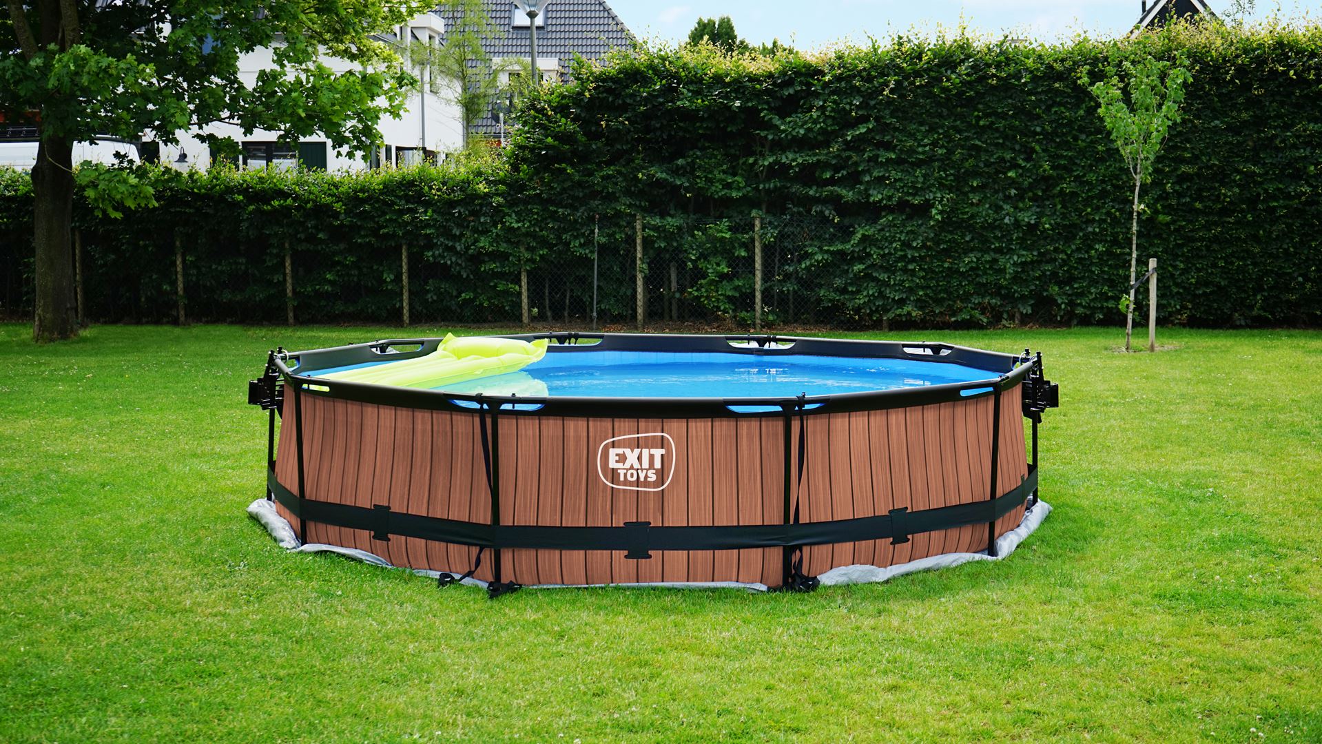 EXIT-Lime-zwembad-360x76cm-met-filterpomp-groen
