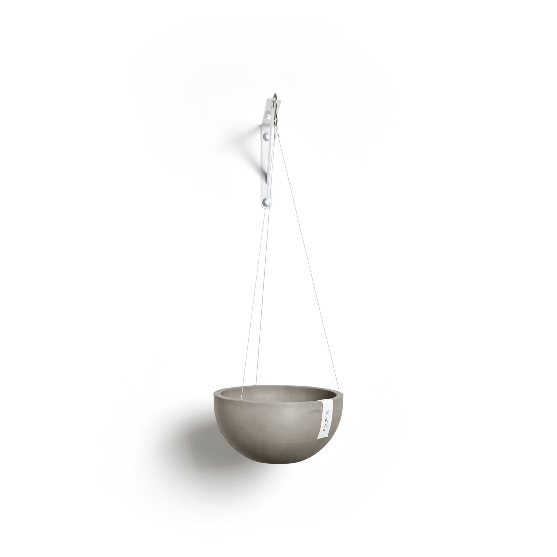 Ecopots-brussels-hanging-taupe-27-cm-H13-cm-incl-waterreservoir