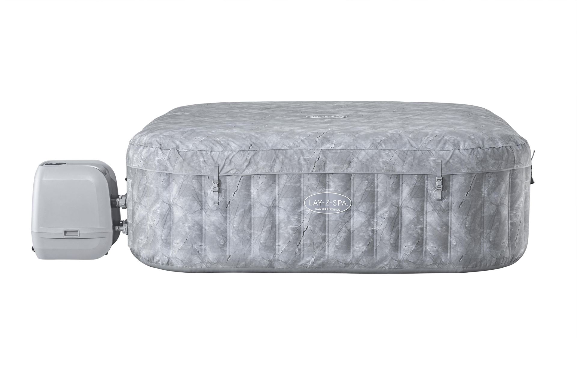 Lay-Z-Spa-Hydrojet-San-Francisco-model-2025-met-Maxhold-EnergySense-Ultra-Fit-Smart-tot-7-personen-230x230x71cm