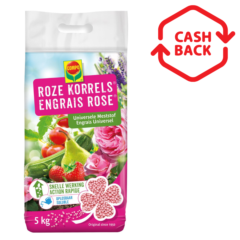 Compo universele meststof - roze korrels - 5 kg