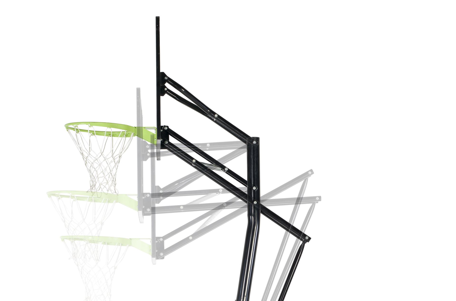 EXIT-Galaxy-basketbalbord-voor-grondmontage-met-dunkring-groen-zwart