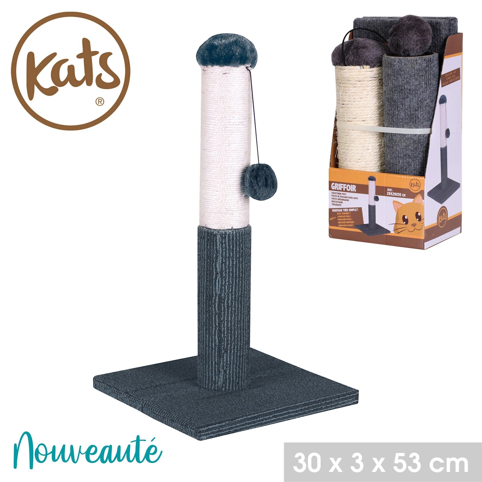 KATS-krabpaal-voor-kat-met-bal-h53cm-in-display