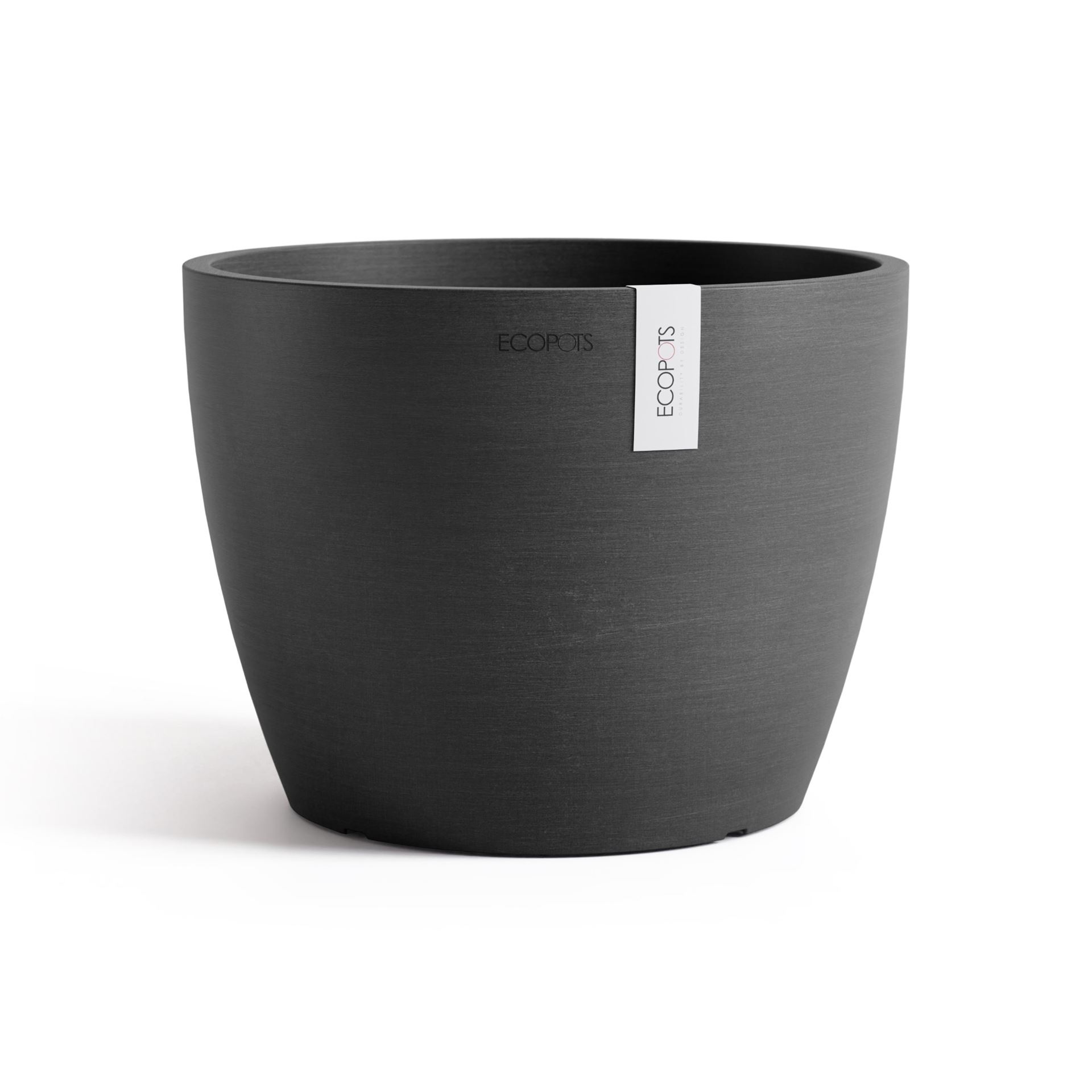 Ecopots-stockholm-dark-grey-24cm-H17-6-cm