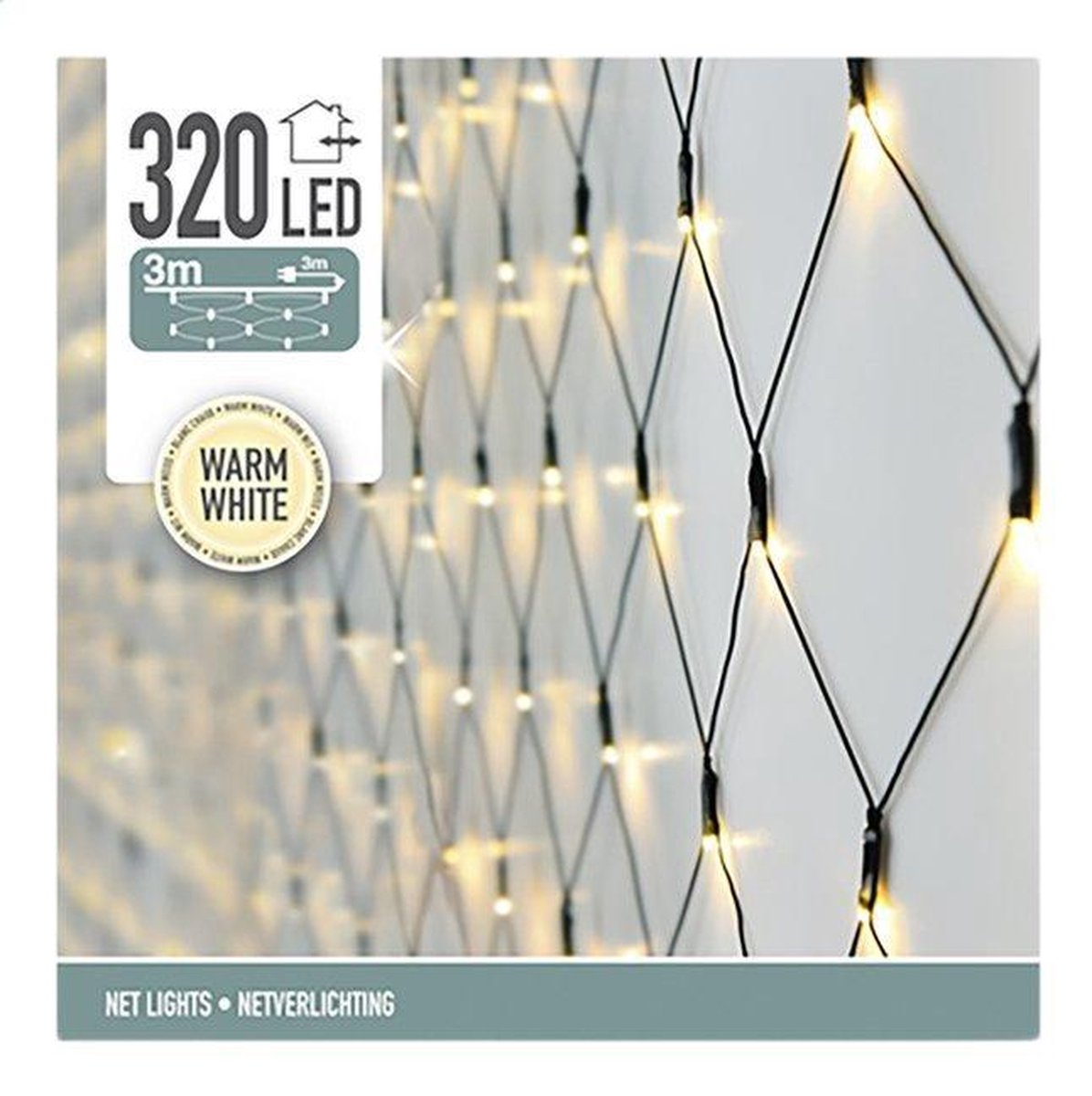 Collection Anna Éclairage public LED - Éclairage public extérieur - 320 LED - Blanc chaud - IP44