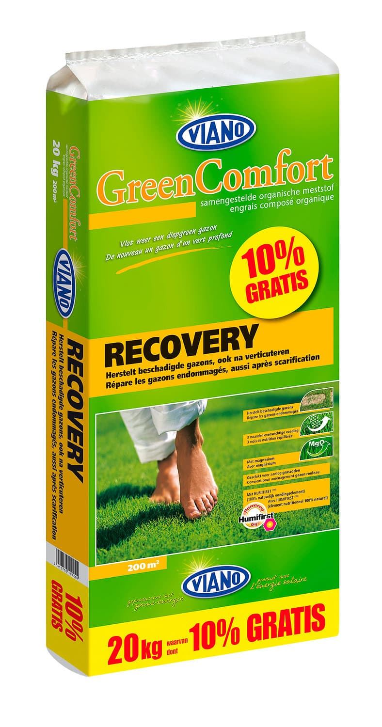 Viano lawn fertilizer 'Recovery' (for recovery & turf) - 18kg + 2kg free for 200m²
