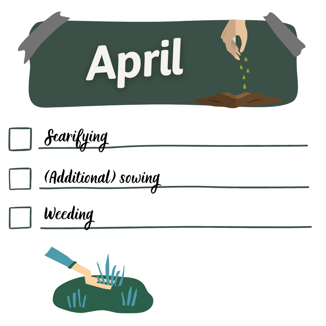 lawn calendar april