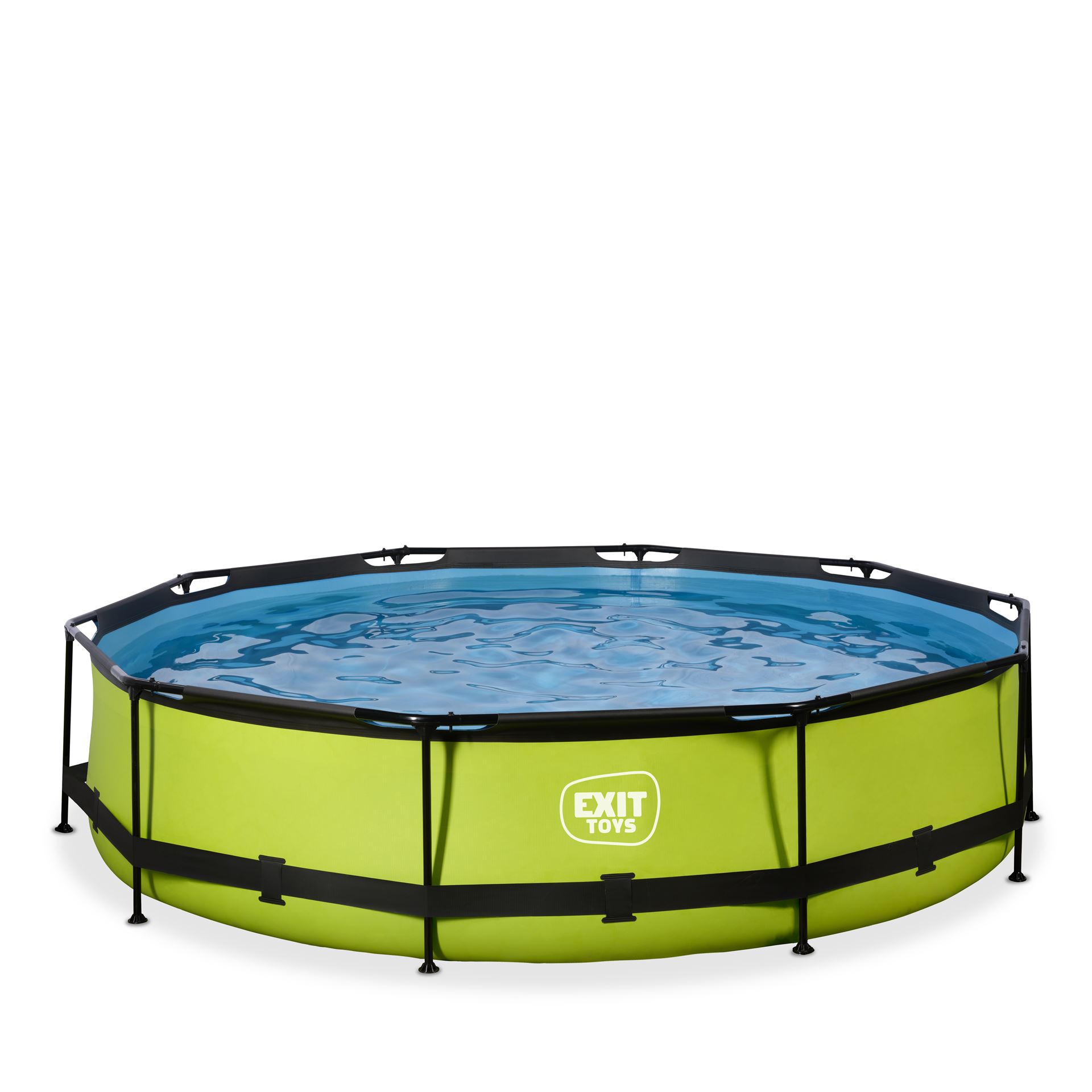 EXIT-Lime-zwembad-360x76cm-met-filterpomp-groen