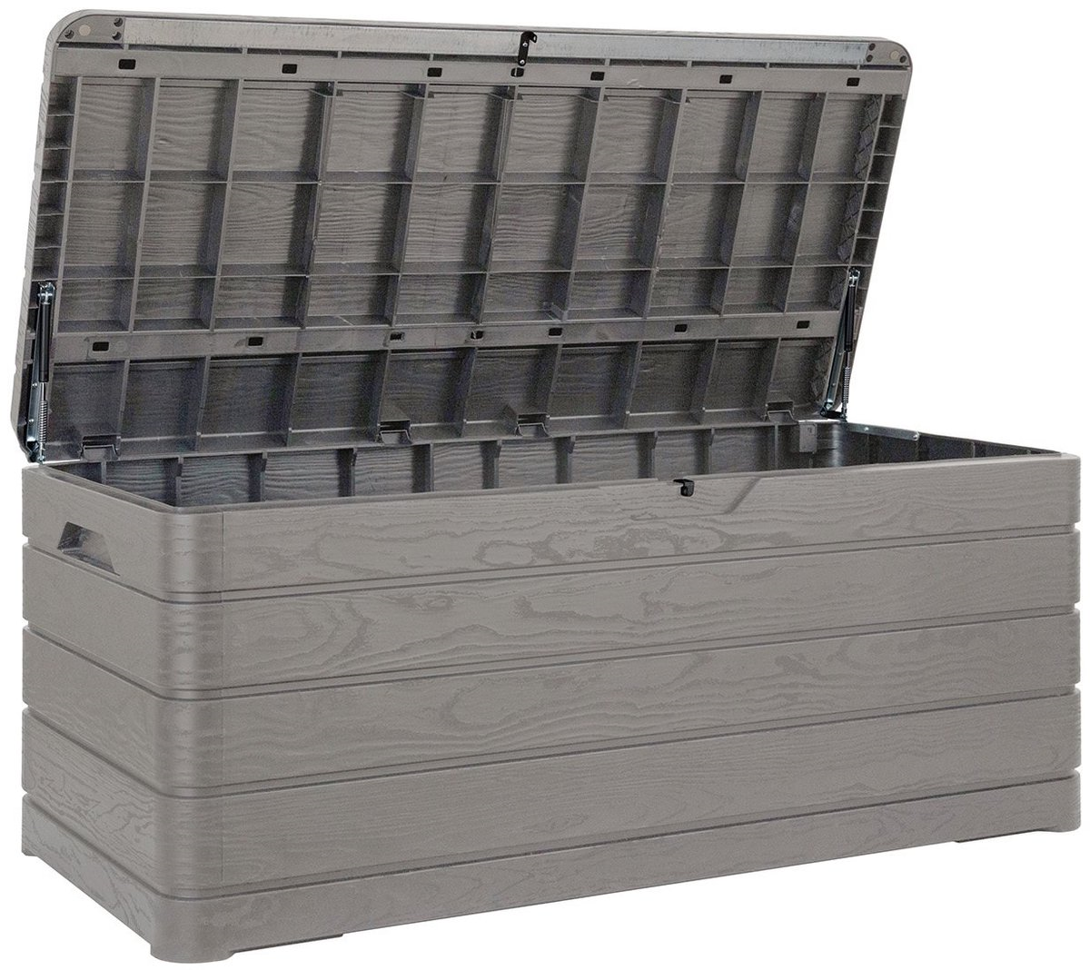 Toomax Dolomiti Cushion Box - 640L - Warm Gray - Inside Size 149.5 x 68.4 x 62 cm - Outside Size 152 x 64 x 72 cm