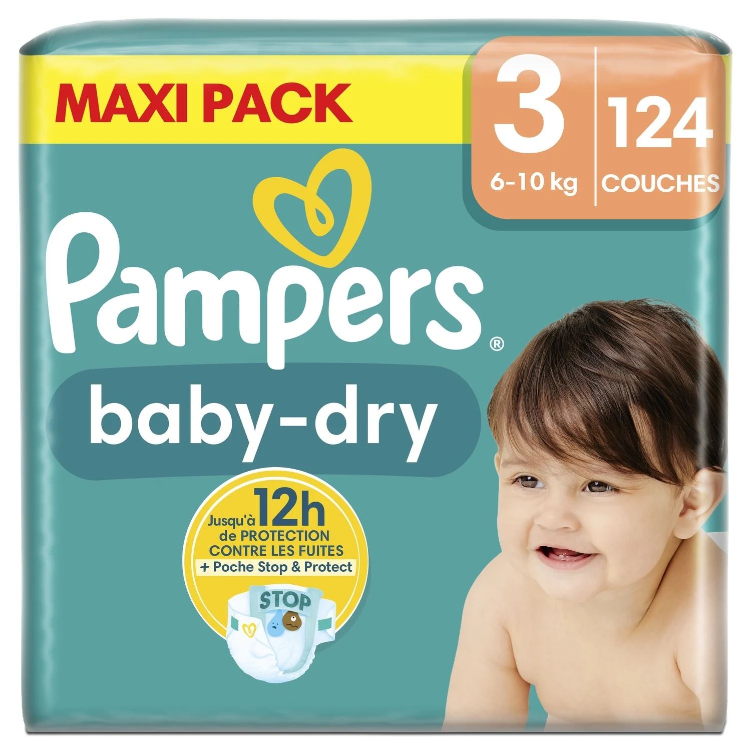 Pampers-Baby-Dry-luiers-Maat-3-124-luiers-6-10-KG-