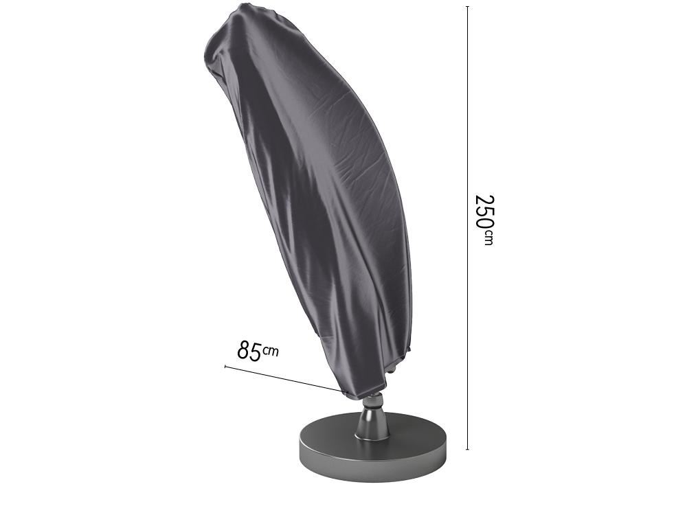 aerocover-zweefparasolhoes-H250x85-antraciet