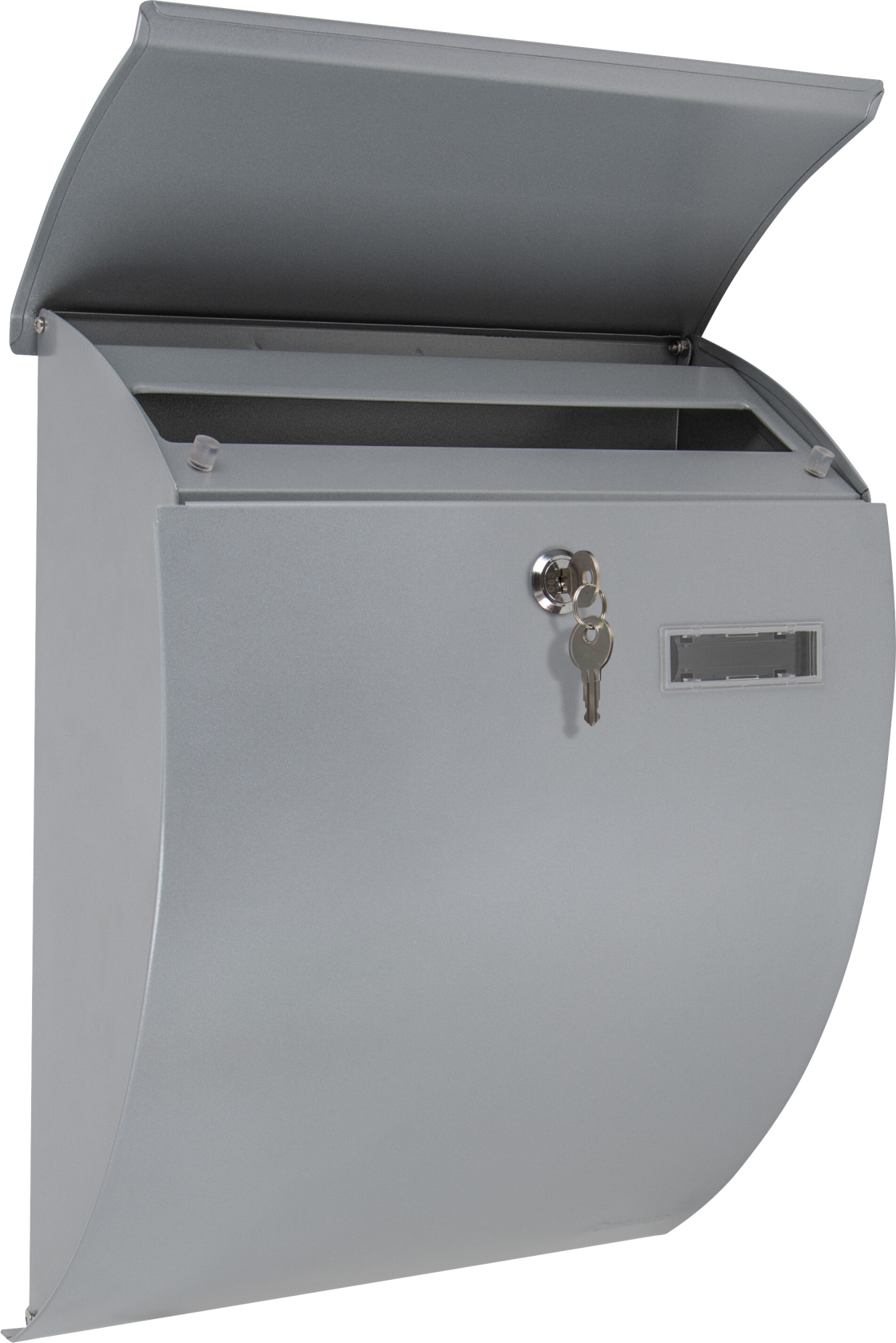 Practo Garden sheffield silver - Boîte aux lettres en acier peint - 16,5x31x40,5cm