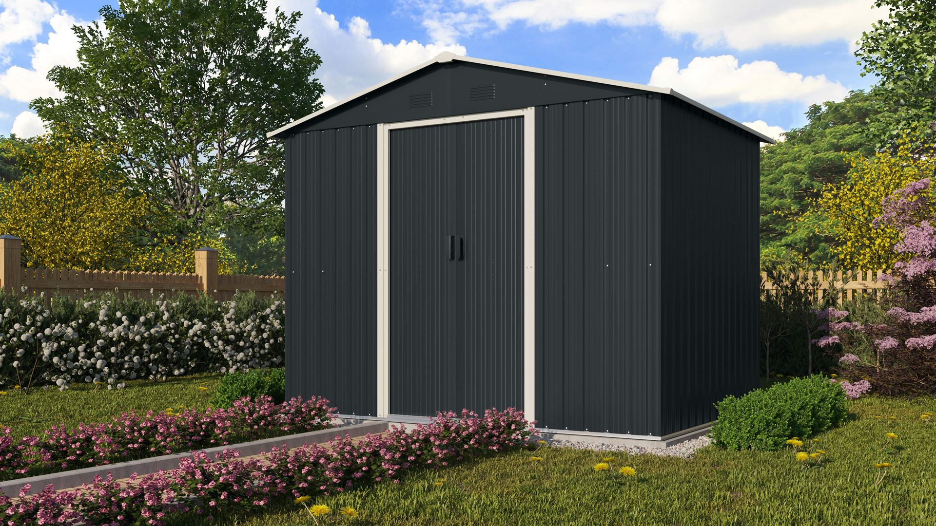 Tuinberging-Dusseldorf-II-86-leisteen-creme-Tuinberging-metaal-B226-x-L162-x-H190-cm