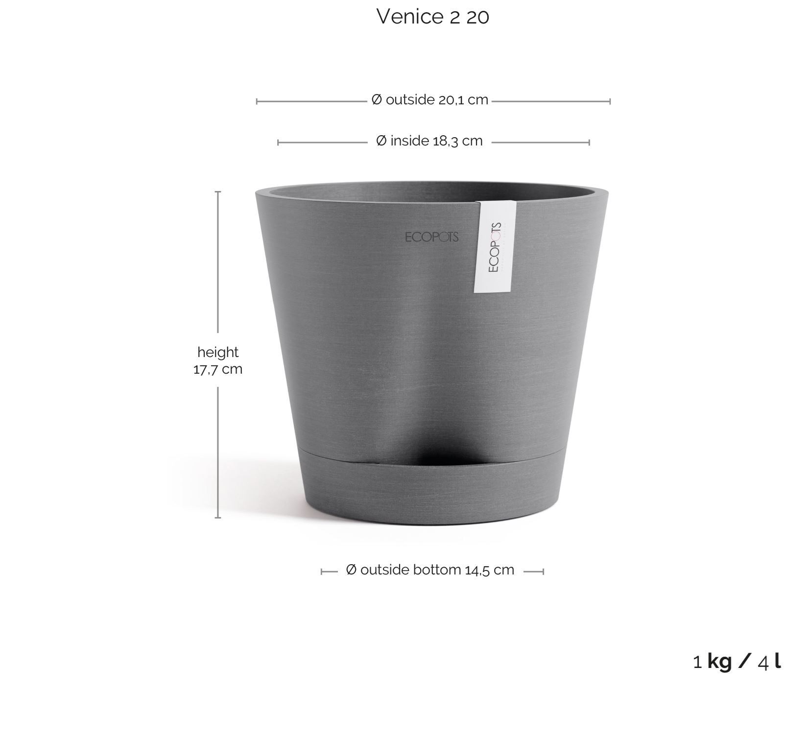 Ecopots-venice-2-grey-20-cm-H17-5-cm-incl-waterreservoir