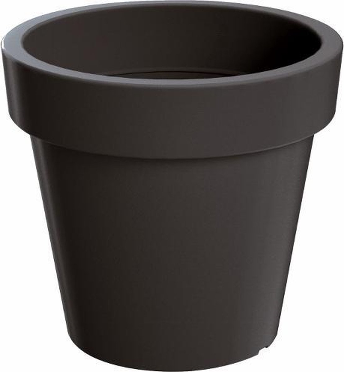 Prosperplast Pot de fleurs Lofly - Ø 47,6 cm - Anthracite - Grand format