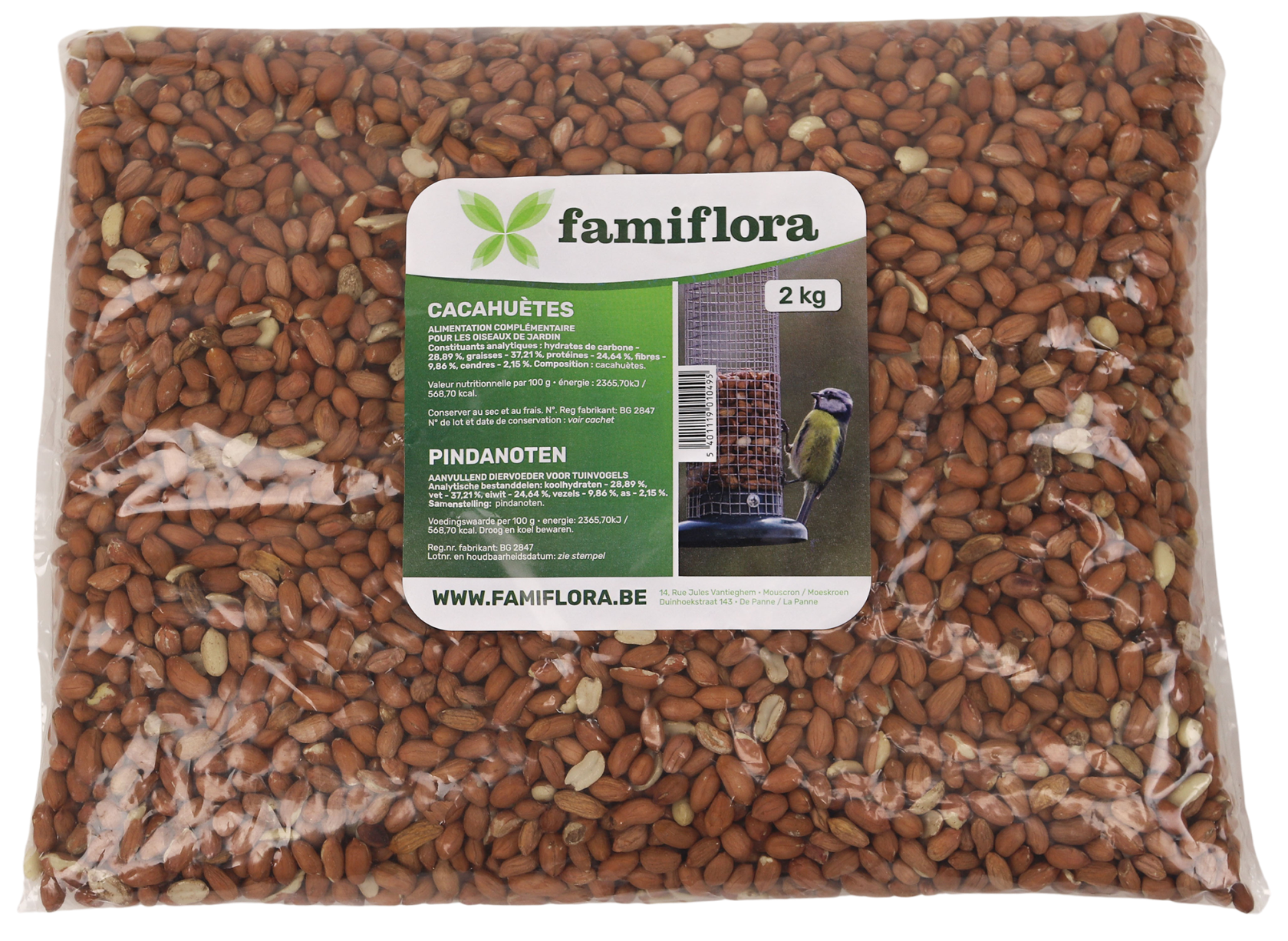 Famiflora pindanootjes 2 kg