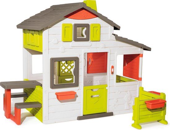 Smoby Neo Friends House playhouse with picnic table good for hours of fun