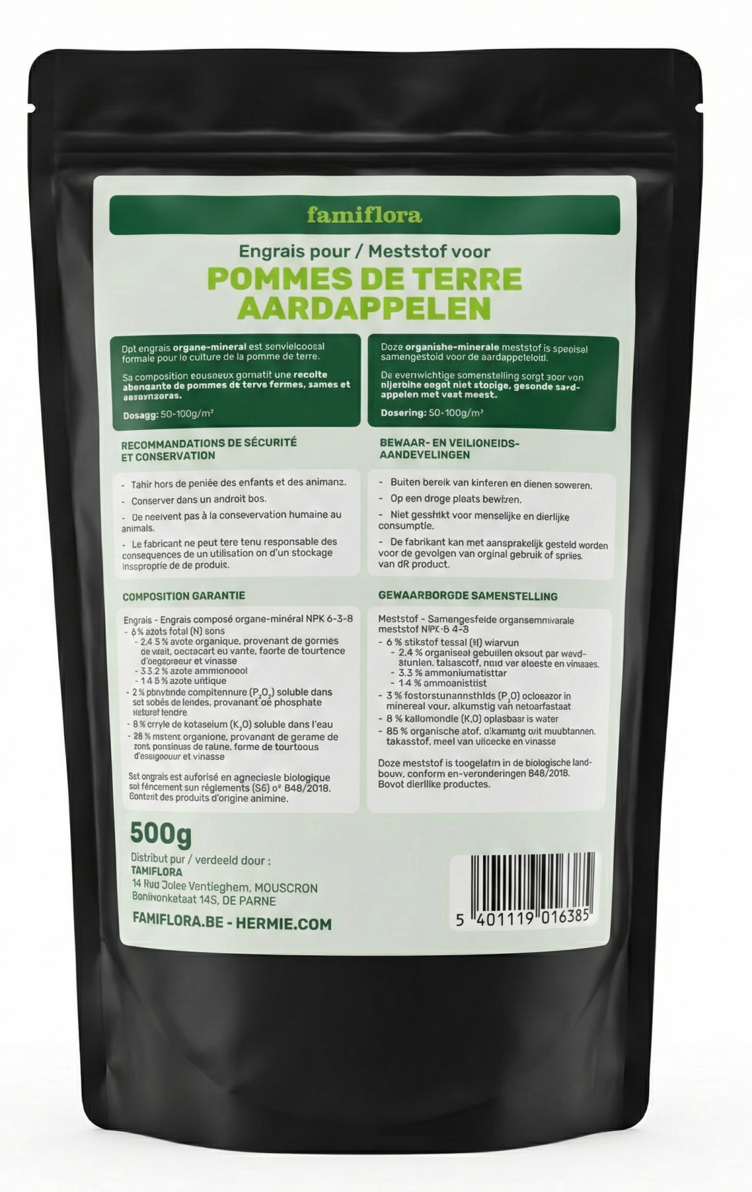 Famiflora meststof voor aardappelen - 500g