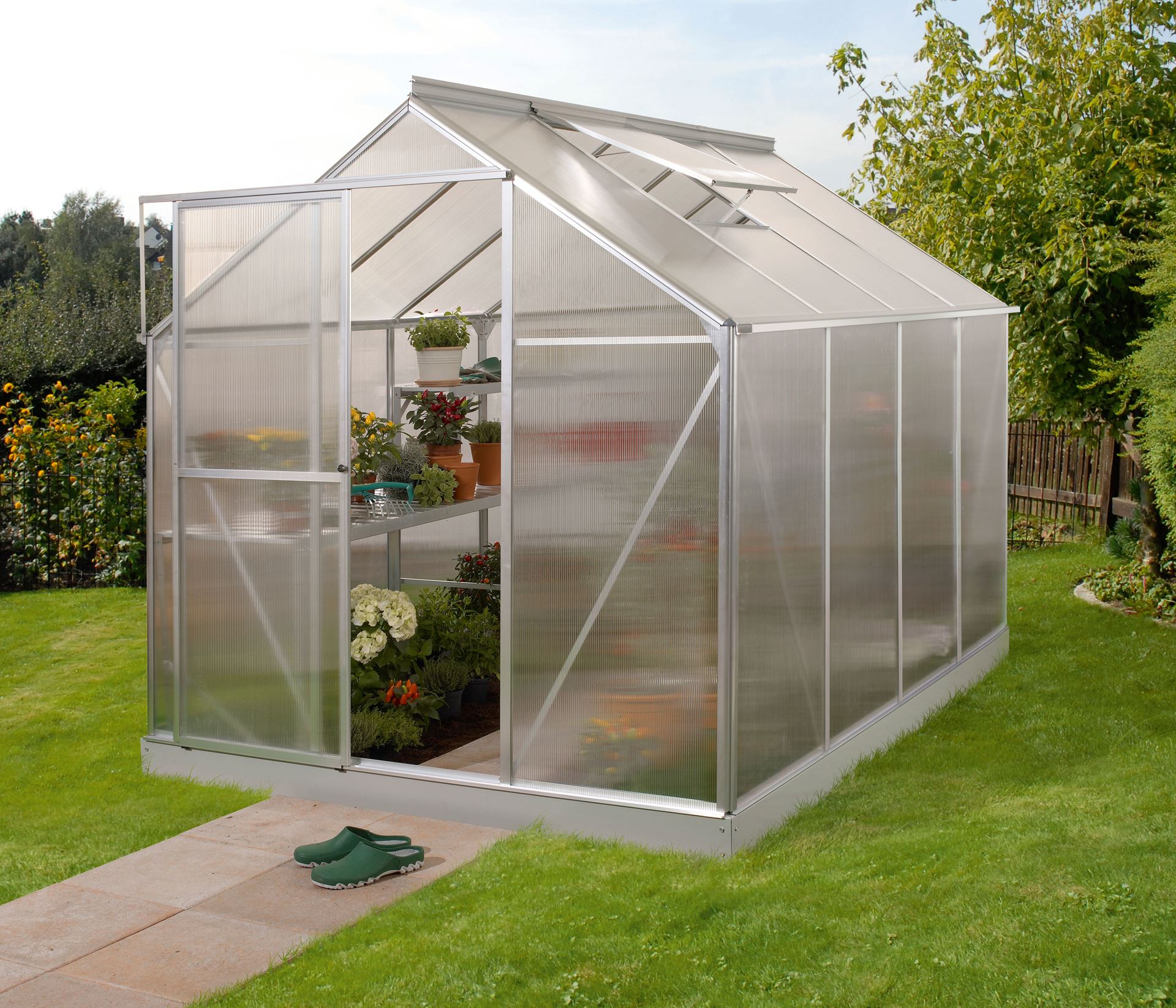 Triton-5000-HKP-4mm-Polycarbonaat-serre-Vrijstaand-B190-4-x-L253-5-x-H207-cm