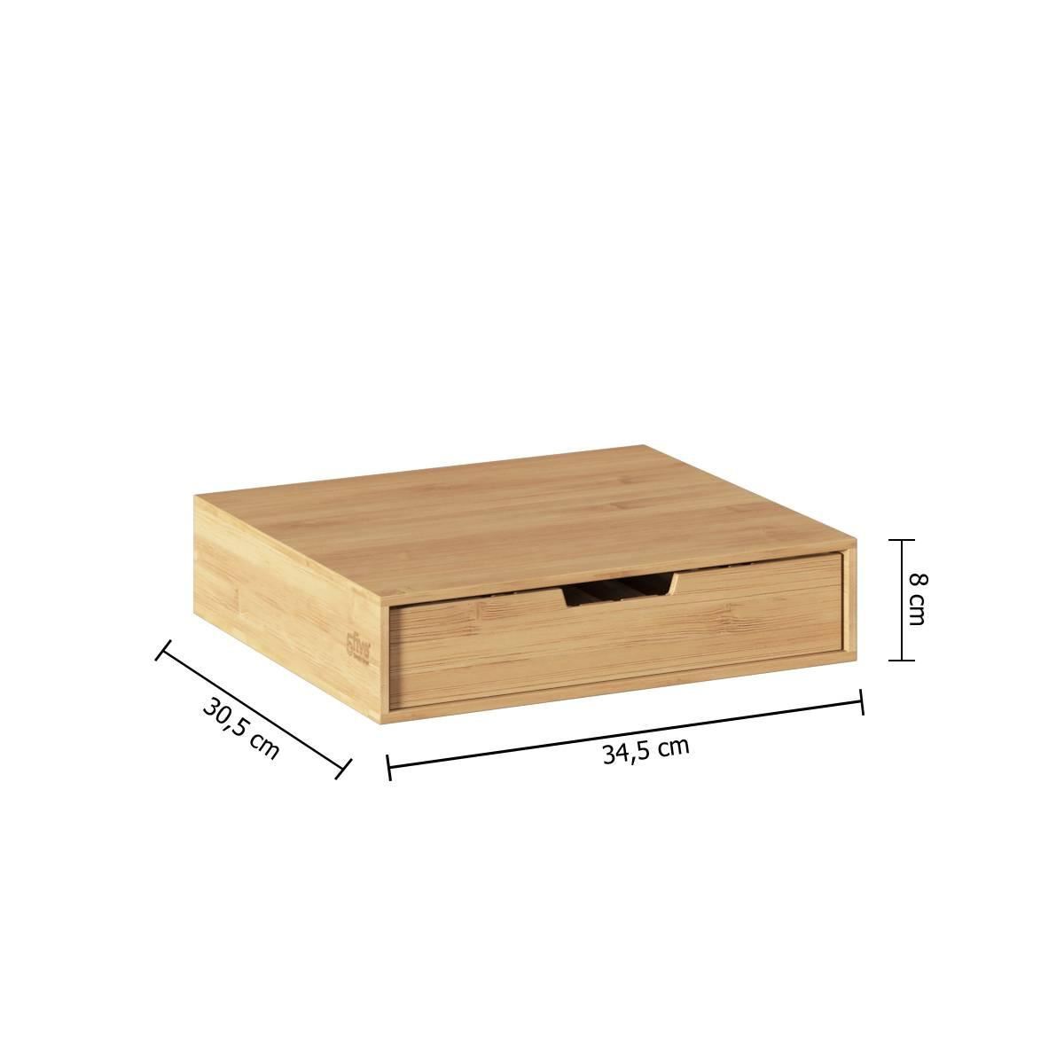 Opbergdoos-voor-capsules-34x31x8cm-bamboe-1-lade