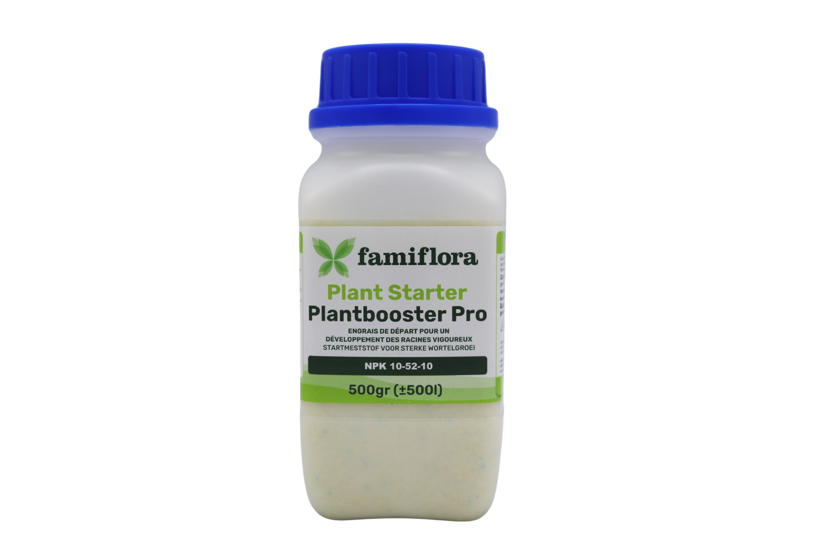 Famiflora Plantbooster Pro "Plant Starter" engrais 500g - pour plantes d'intérieur et d'extérieur et hydroponique/éoroponique

