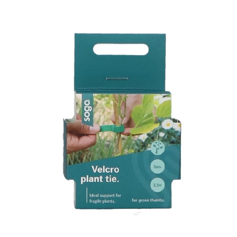 SOGO plantenbinder van klittenband - Steun voor tomatenplanten, komkommers, zonnebloemen en andere gevoelige planten