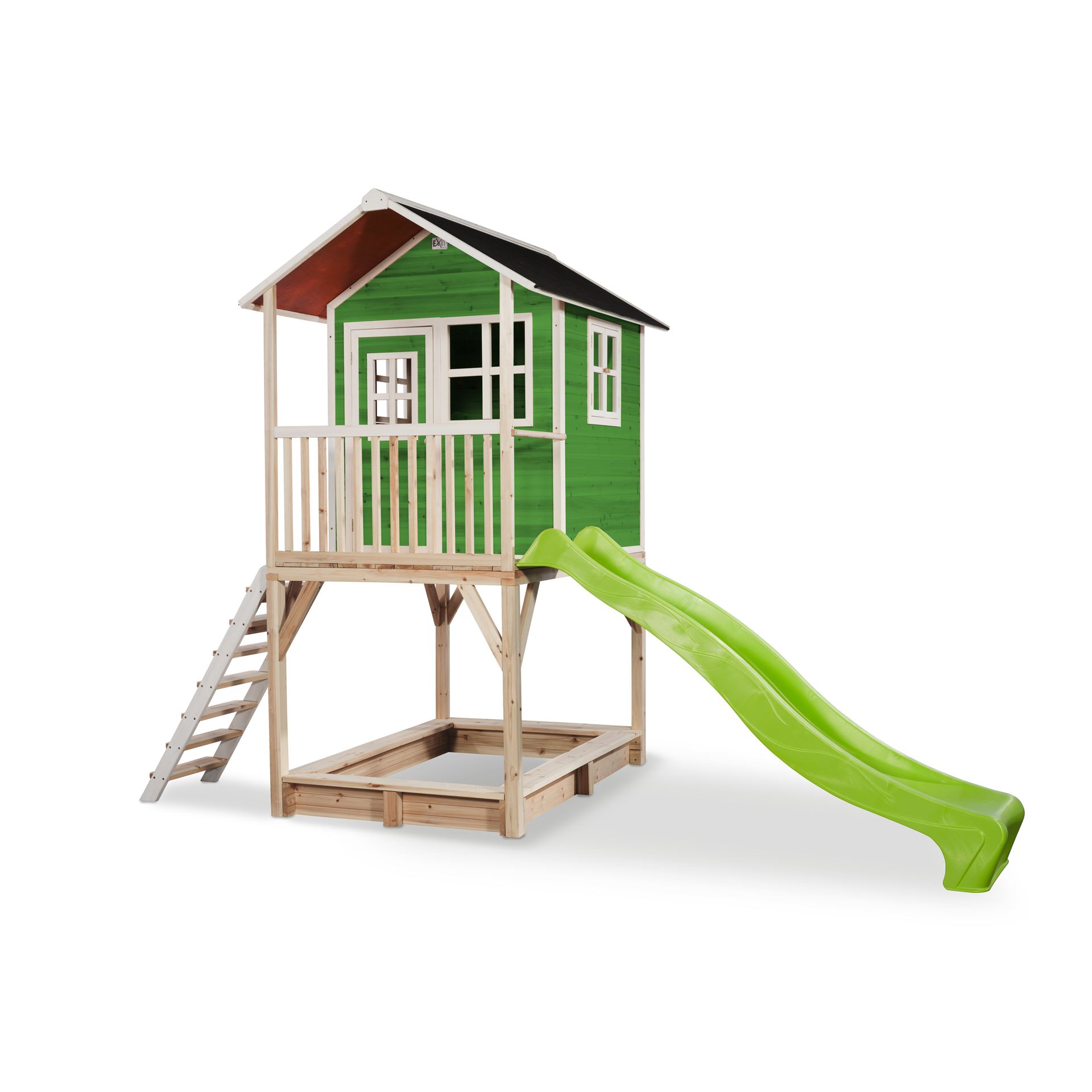 EXIT Loft 700 maison de jeu en bois - vert