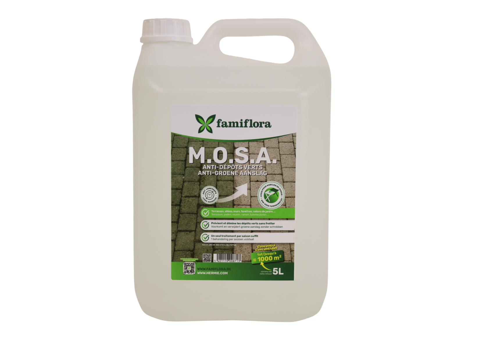 Famiflora - MOSA - 5L - tegen mos en groene aanslag