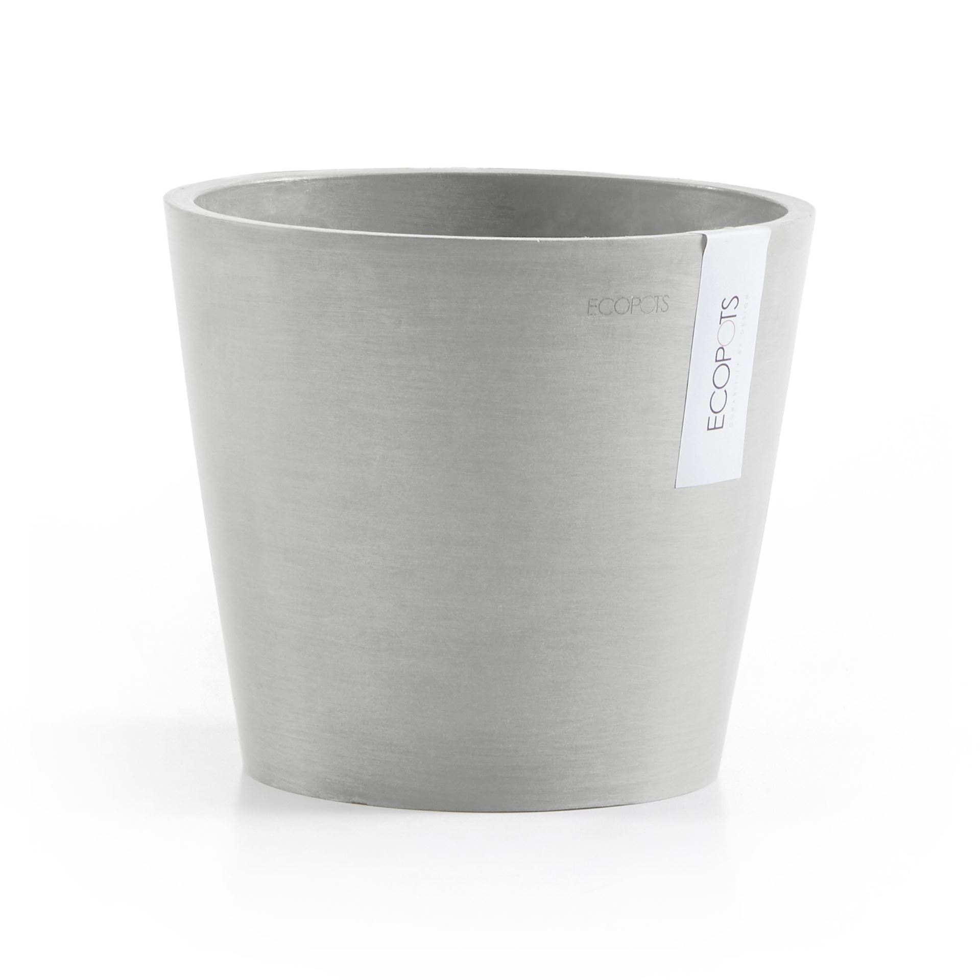 Ecopots-amsterdam-white-grey-20-cm-H17-5-cm