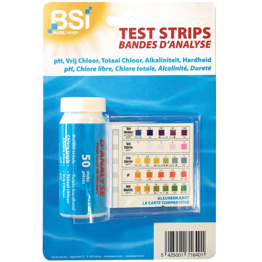 BSI Test Strips - 5-in-1 - 50 pièces