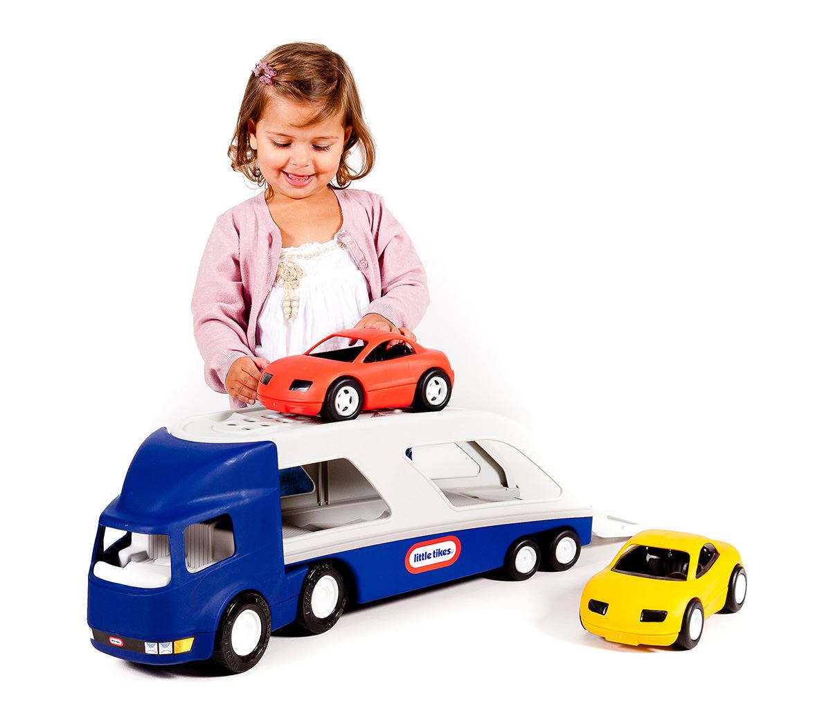 Little-Tikes-Grote-Auto-transporter-blauw-grijs-incl-2-auto-s