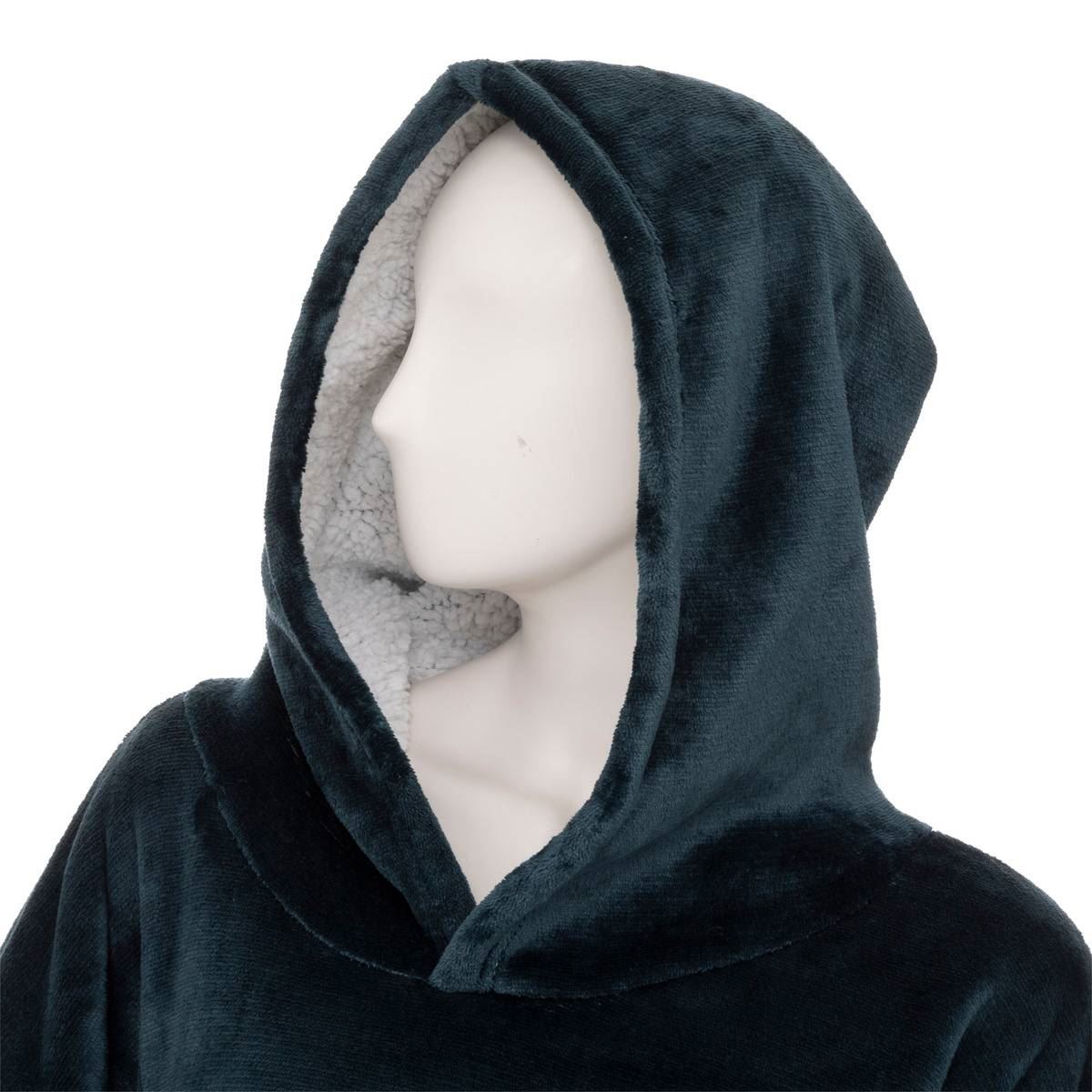 Poncho-plaid-XL-Groen