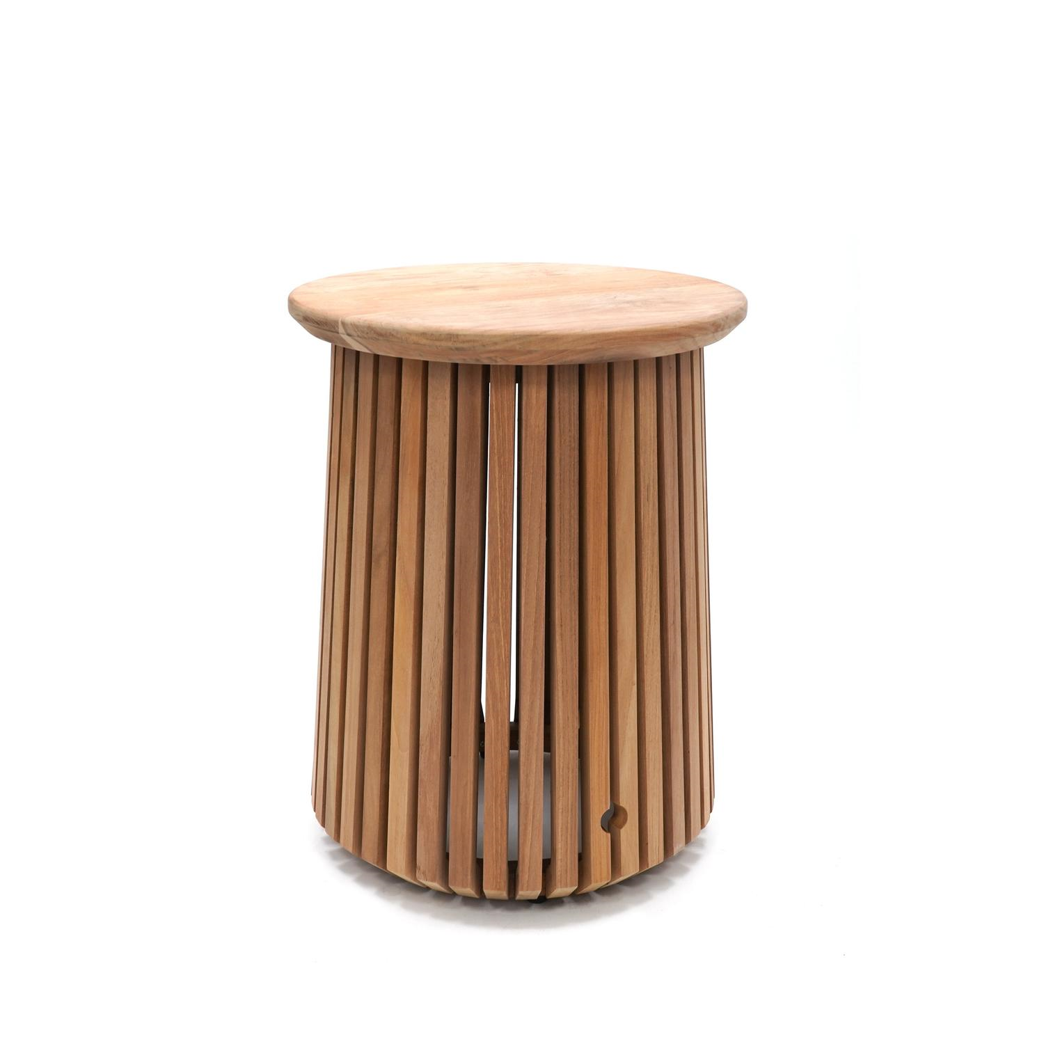 Happy Cocooning Lagoon Conversion - 40,5x40,5 cm - Teakwood - For 5 kg Gas Canister