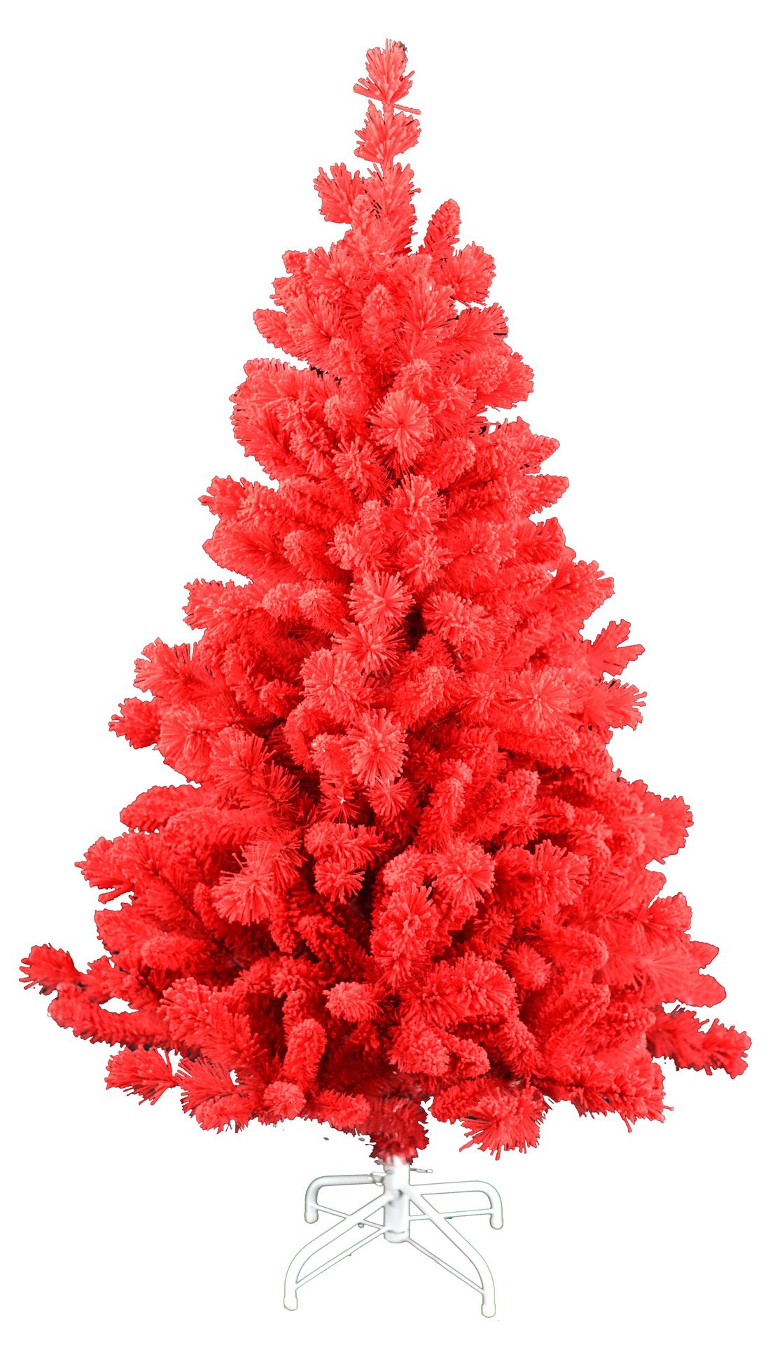 Teddy-Red-Flocked-Hinged-120cm