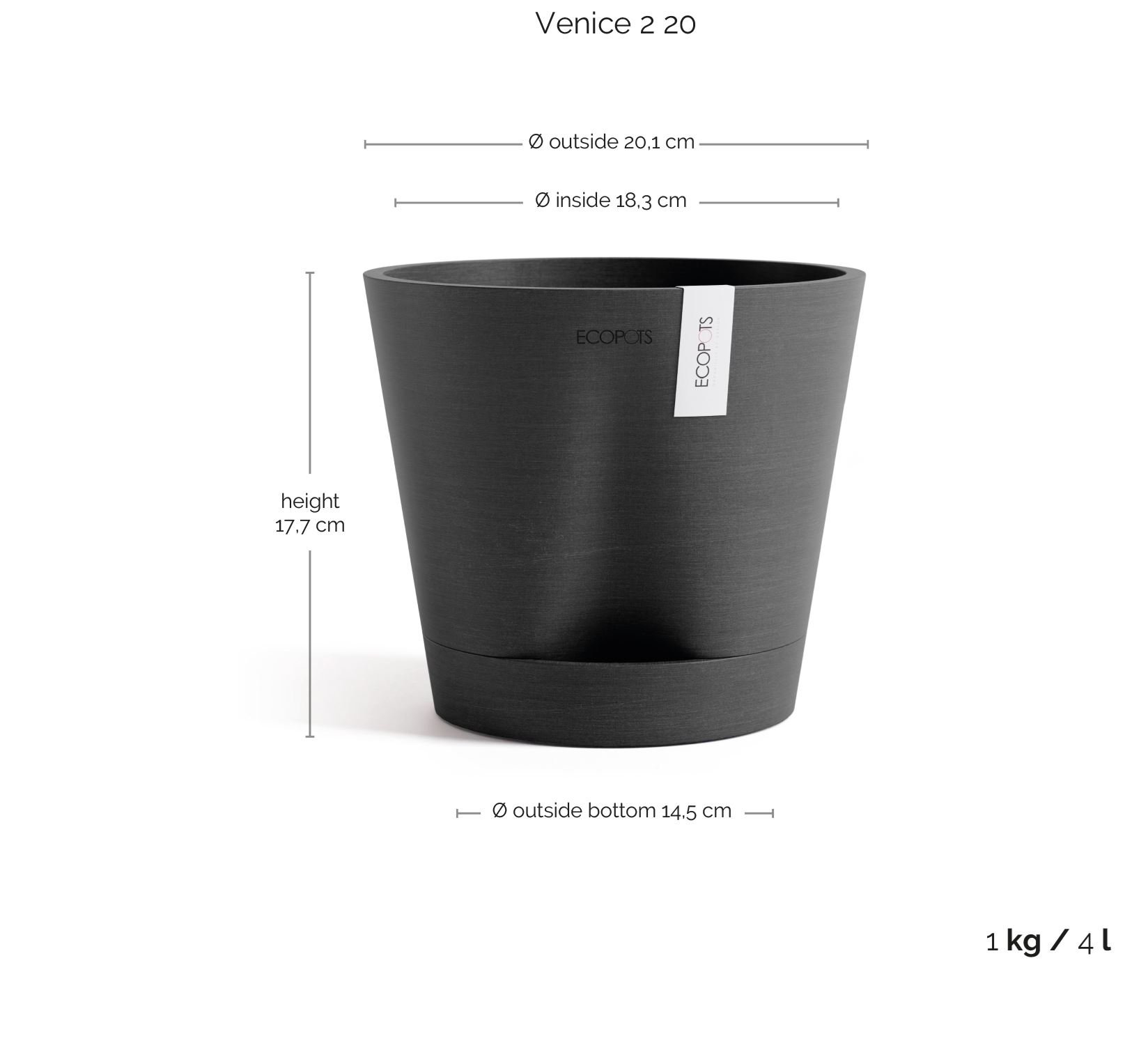 Ecopots-venice-2-dark-grey-20-cm-H17-5-cm-incl-waterreservoir