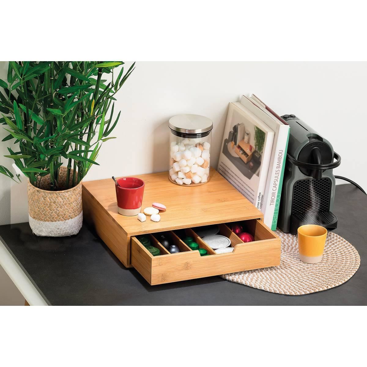 Opbergdoos-voor-capsules-34x31x8cm-bamboe-1-lade